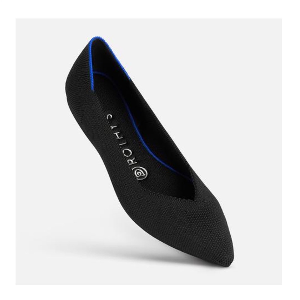 Rothy’s | The Point | Solid Black | 6.5